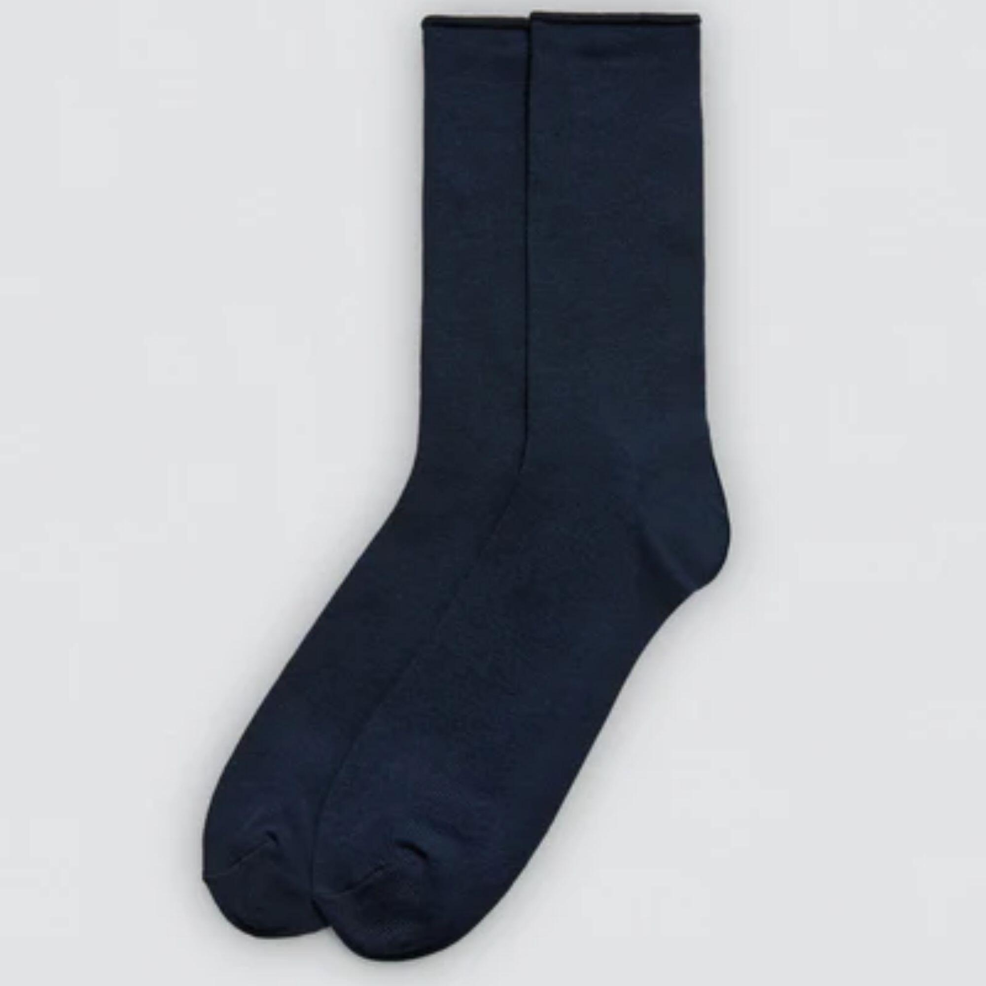 Pack 3 calcetines altos bambú sin puño colores neutros 3/6