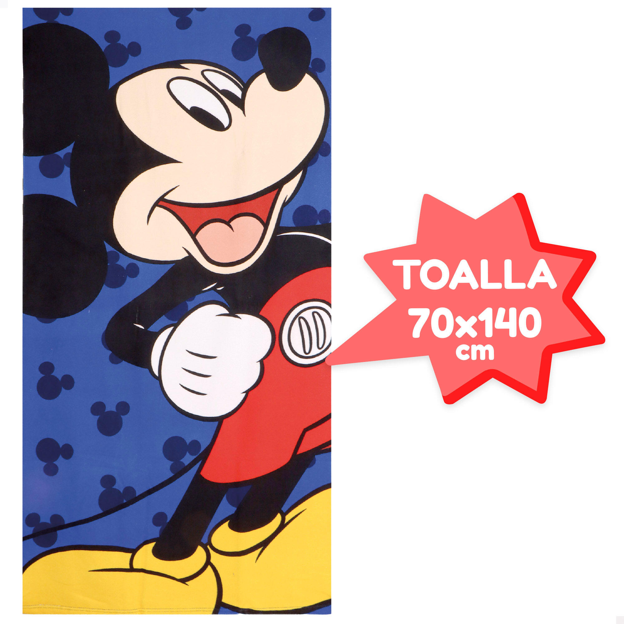 Mickey Set cubo playa con accesorios toalla y bolsa 3/7