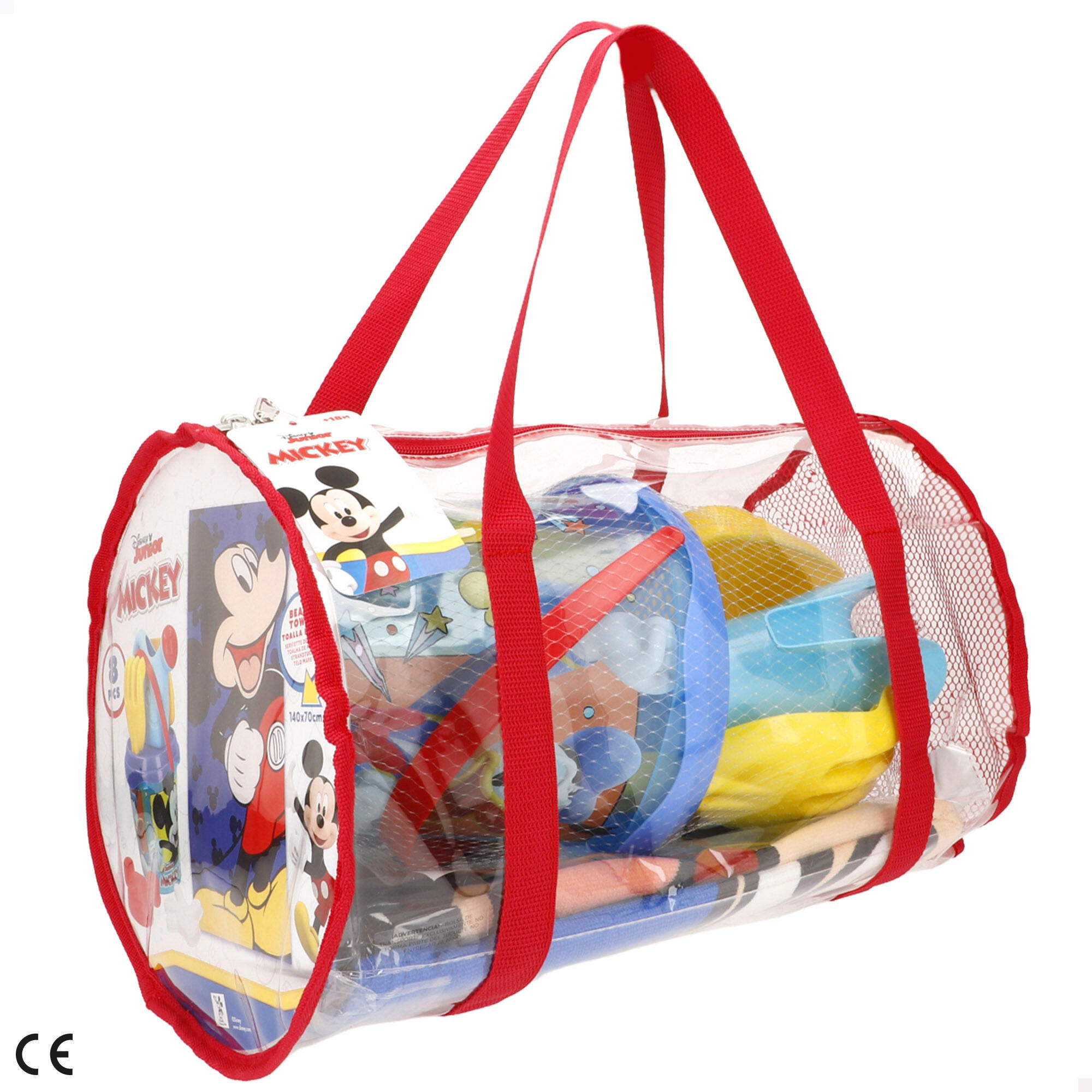 Mickey Set cubo playa con accesorios toalla y bolsa 6/7