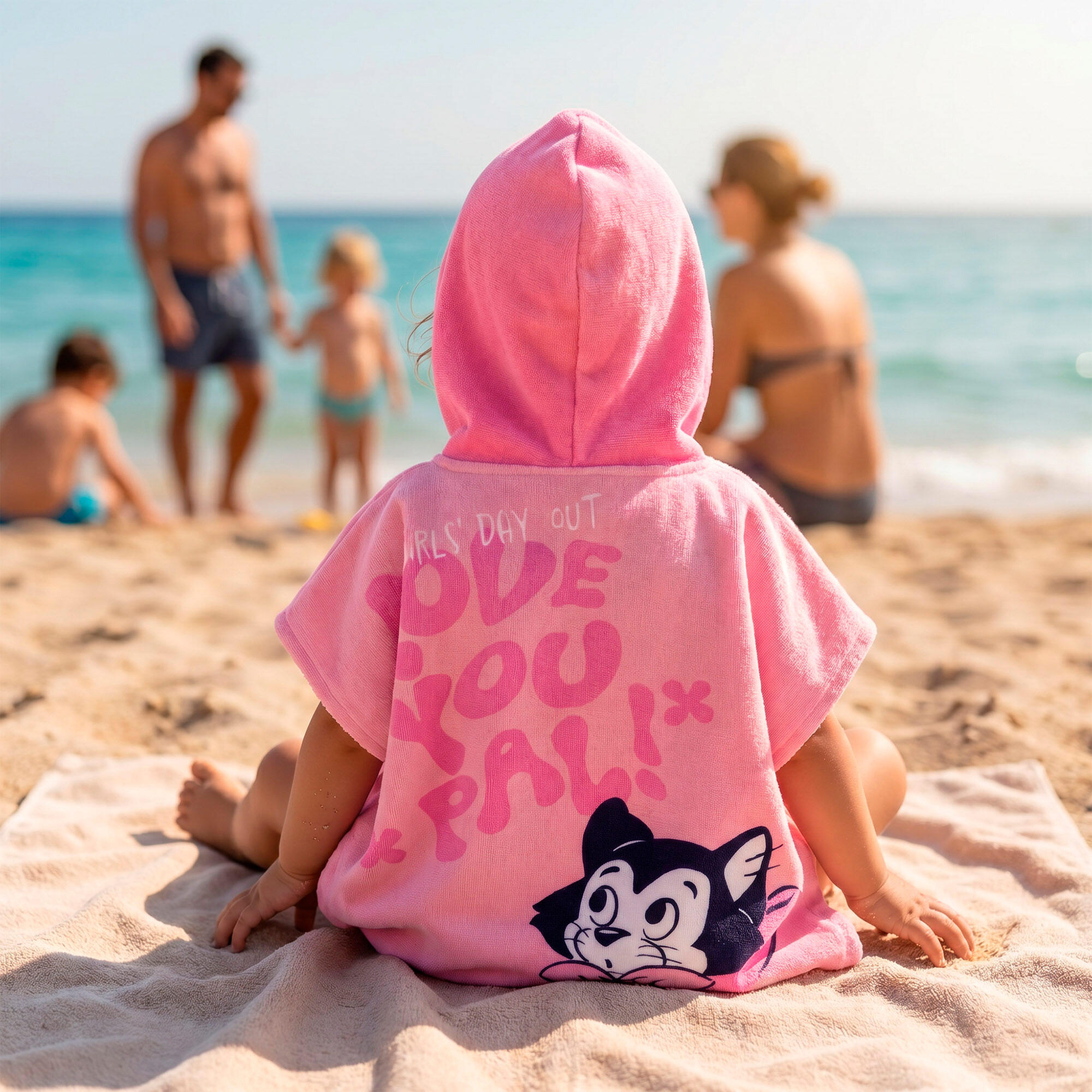 Minnie Set cubo playa con accesorios mochila y poncho 6/7