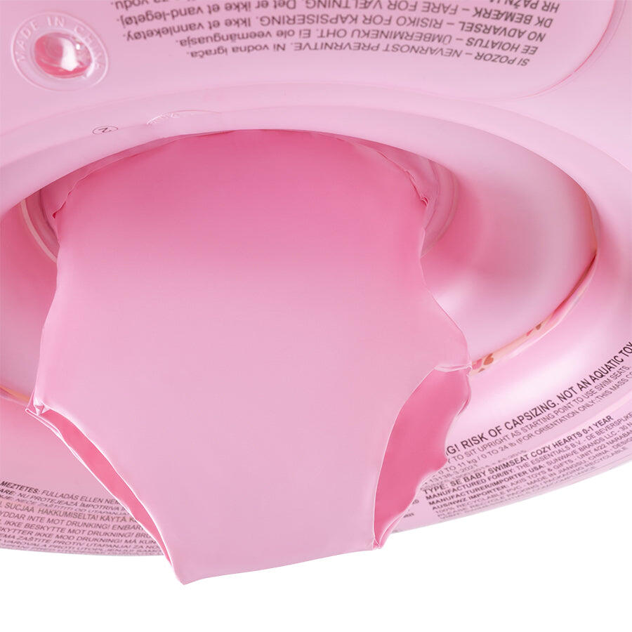 Swim Essentials Salvagente mutandina rosa Cozy Hearts 0 1 anno 3/3