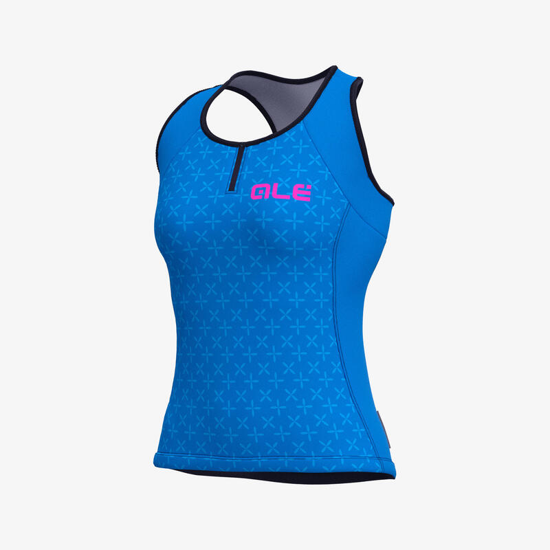 Ale Dames Fietsshirt Zonder Mouwen Solid Helios