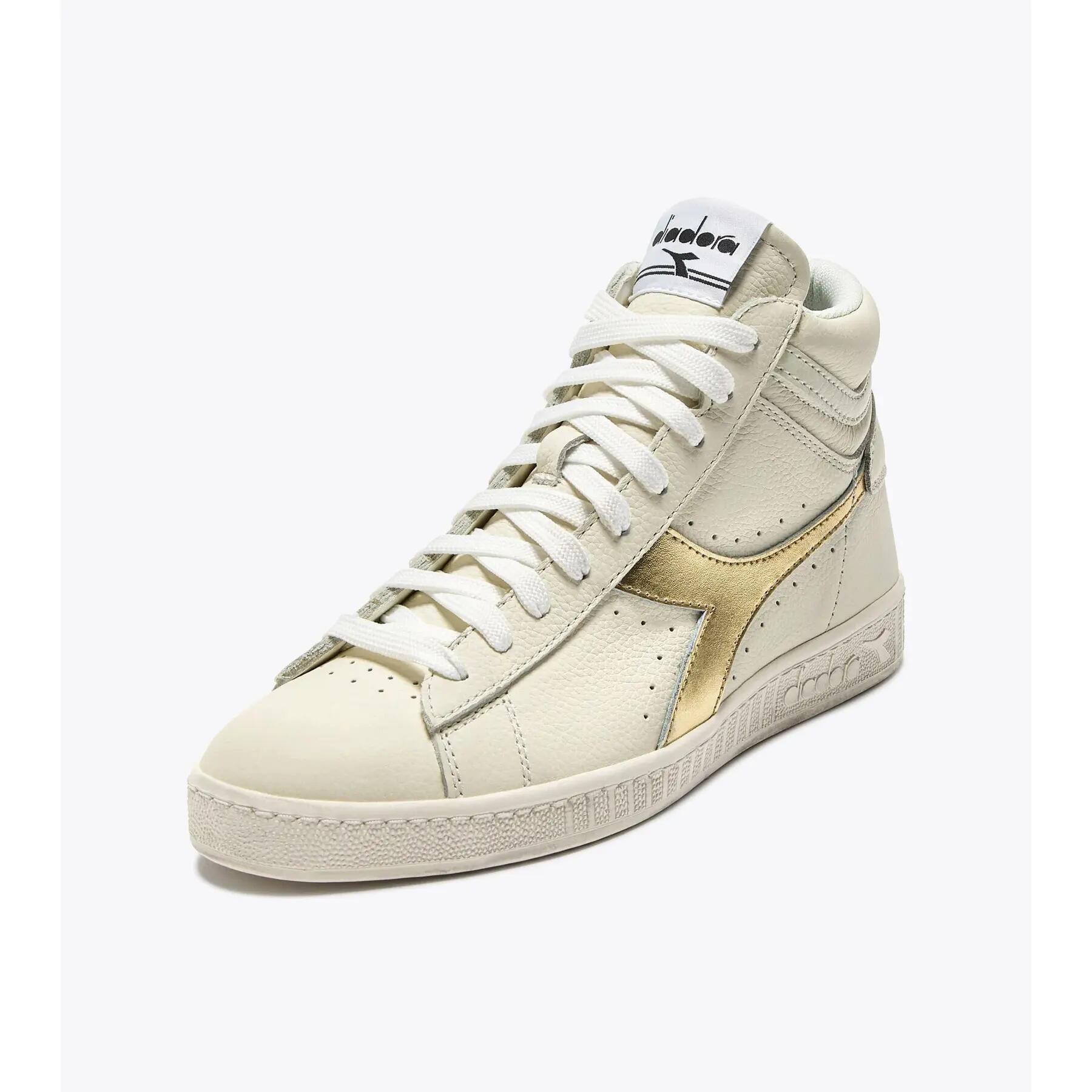 Damestrainers Diadora Game L Waxed Metal High 2/5
