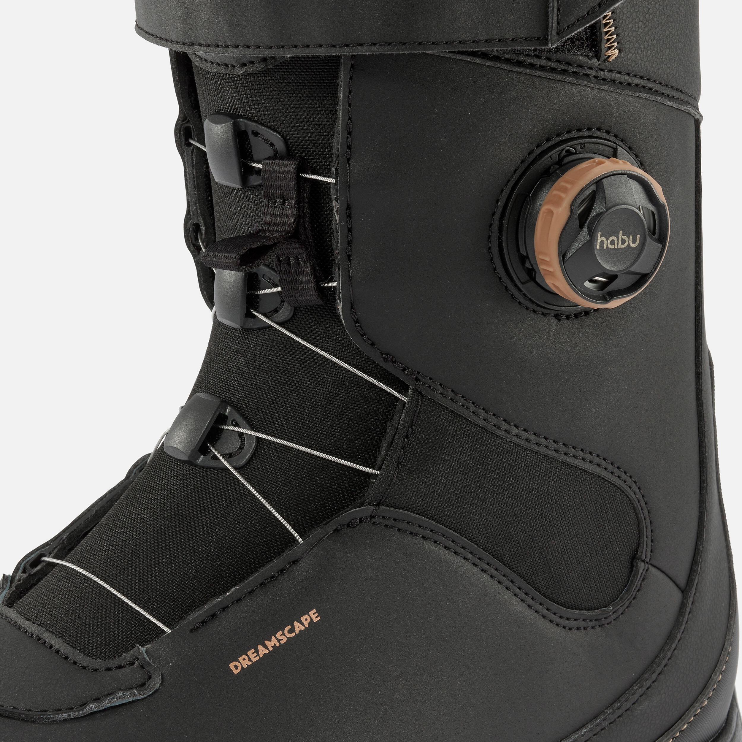 Boots de snowboard all mountain femme, SNB Allroad 500 noir 7/7