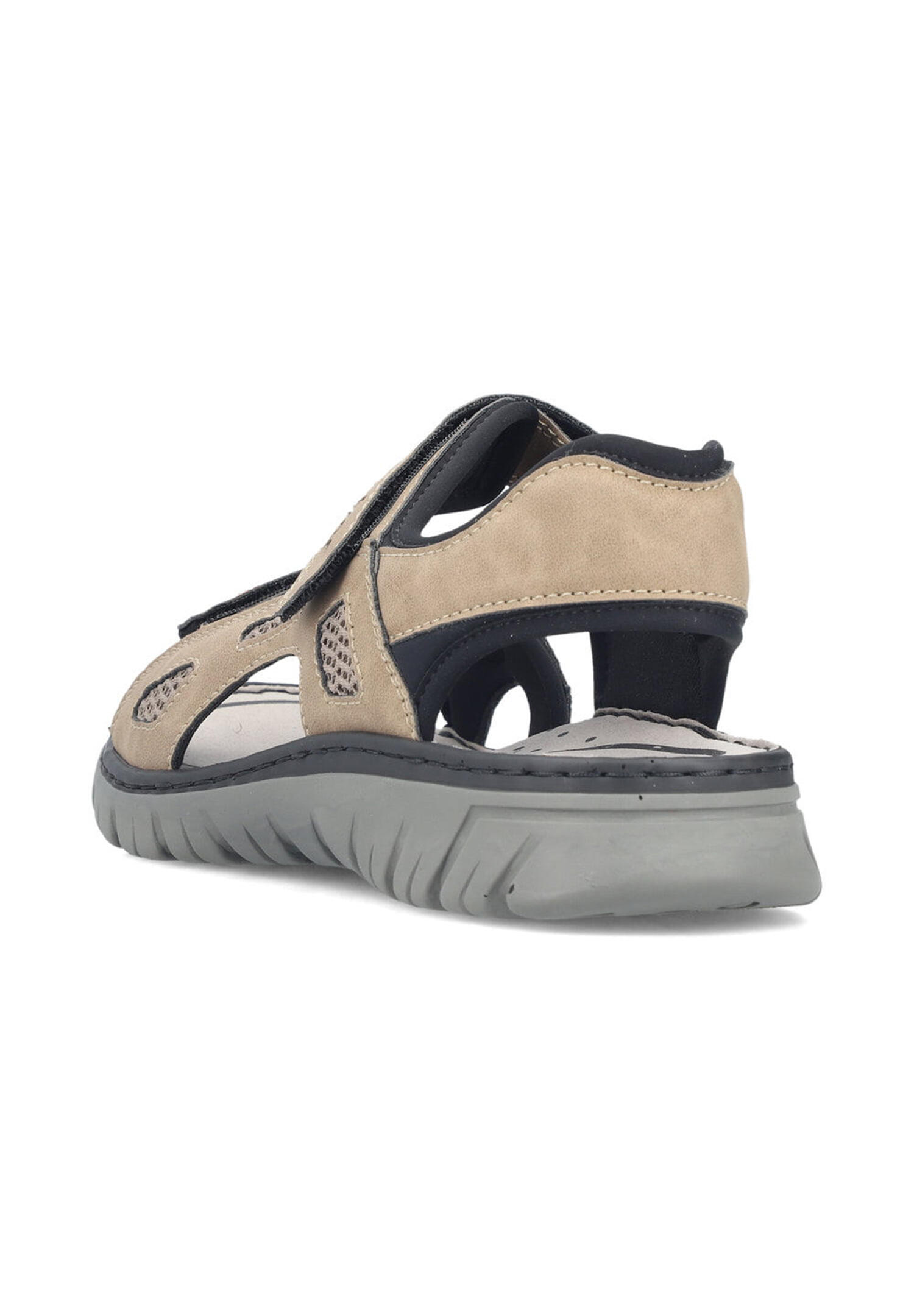 Rieker Herren Trekkingsandale 26761-65 Sandalen Schuhe Sommer Trekking Beige 3/5