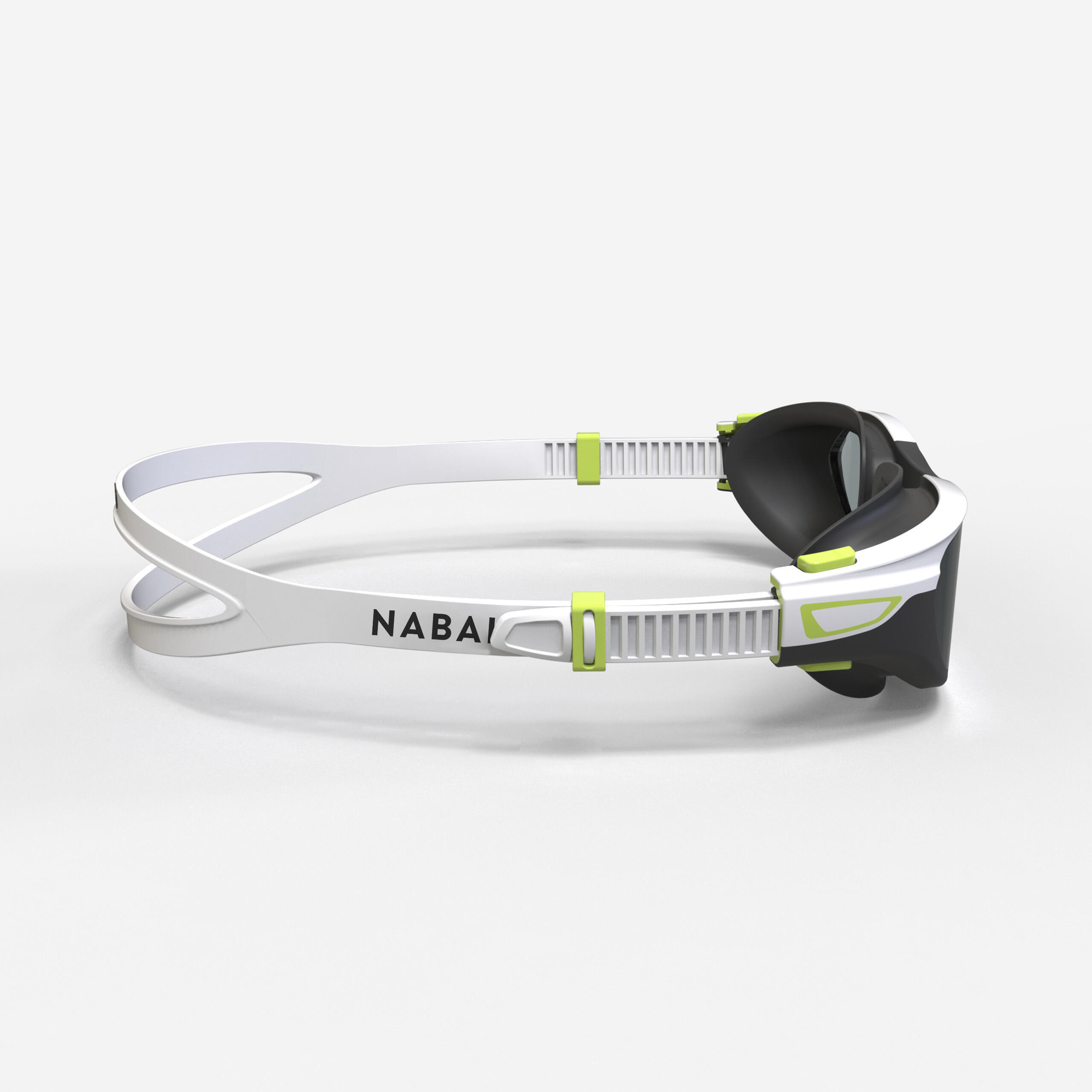 Lunettes De Natation SPIRIT - Verres Polarisés - Grande Taille - Blanc Noir 2/5
