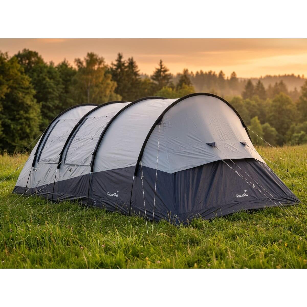 Tente tunnel Isken 5 Protect - 5 personnes - Sol cousu - Protection UV 3/7