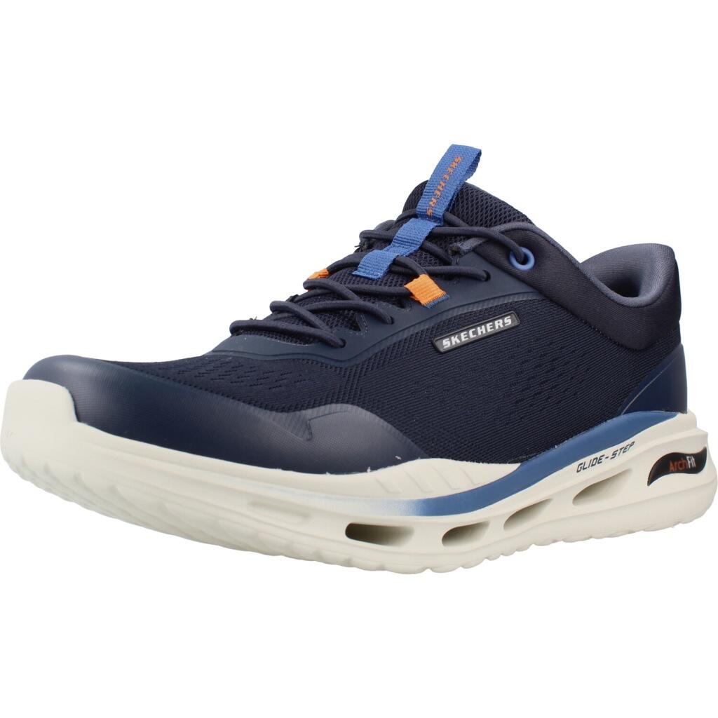 Buty SKECHERS ARCH FIT ORVAN HUNTER Niebieski