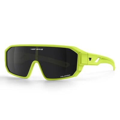 Bril wielrennen gepolariseerd uv-bescherming west biking