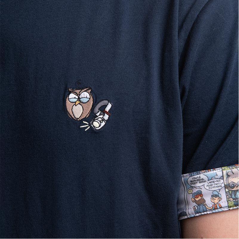 BV Sport - Camicia a maniche corte "DBDB" Gufo di Marina 2/2