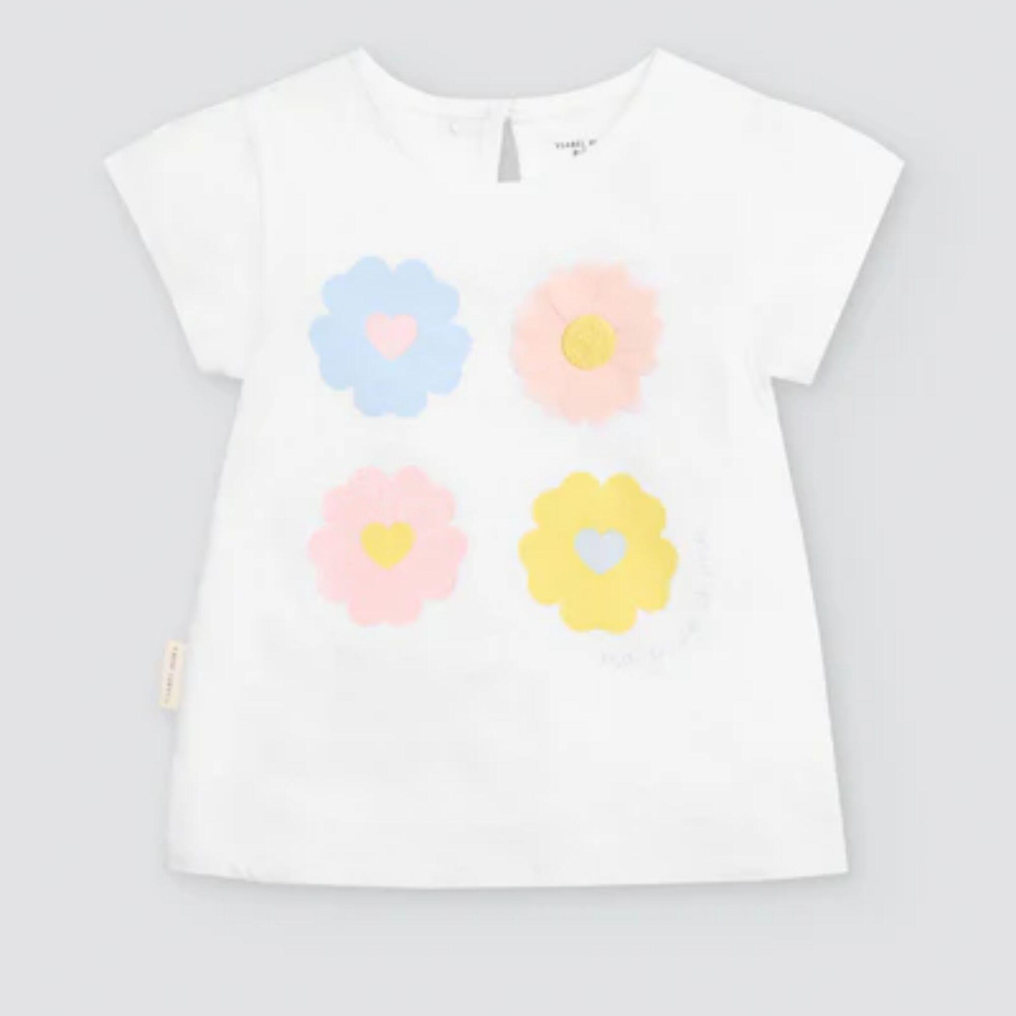 Conjunto bebé 3 piezas estampado floral 2/4
