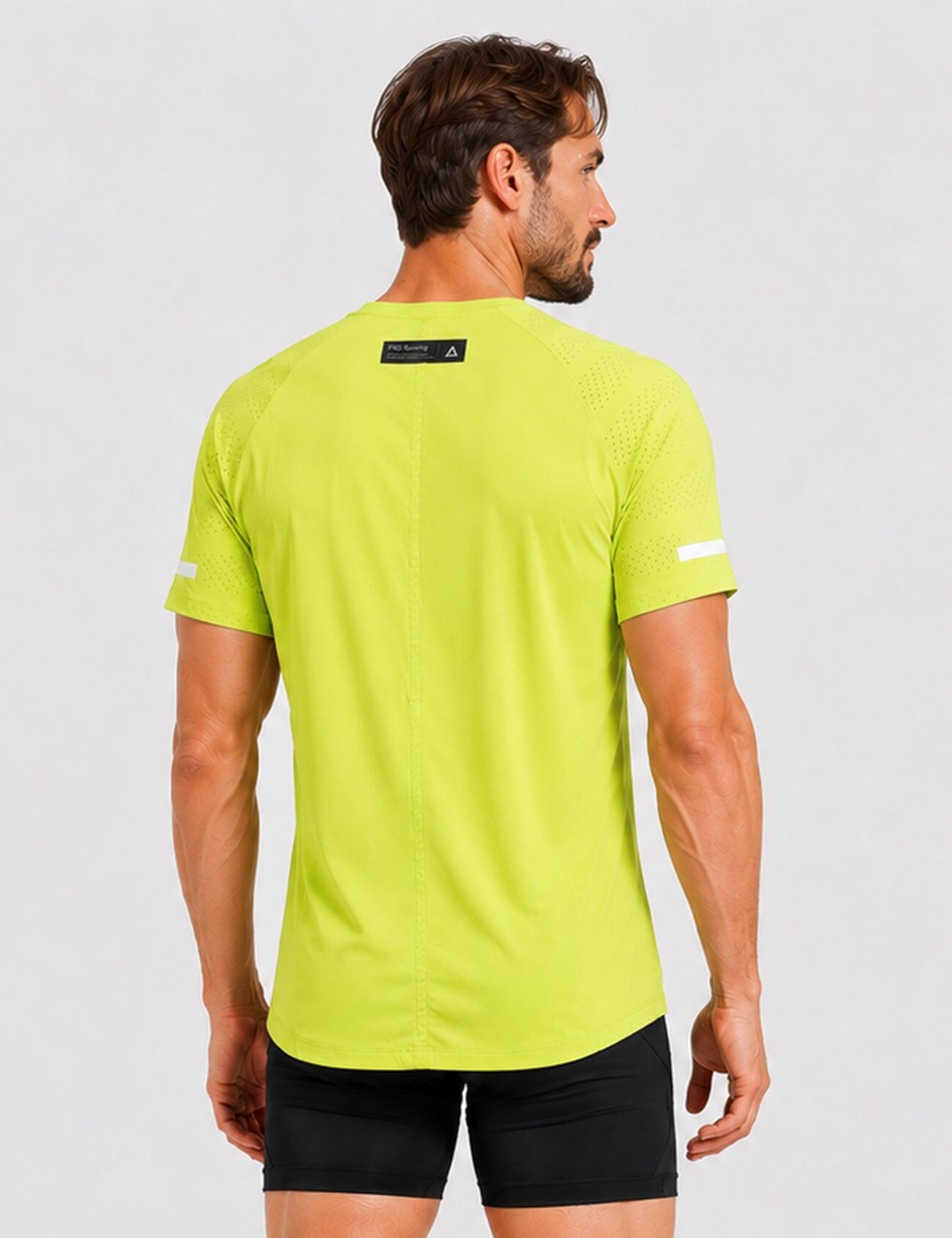 Herren Funktions Laufshirt Kurzarm Running Shirt Pro Line II Pear 2/4