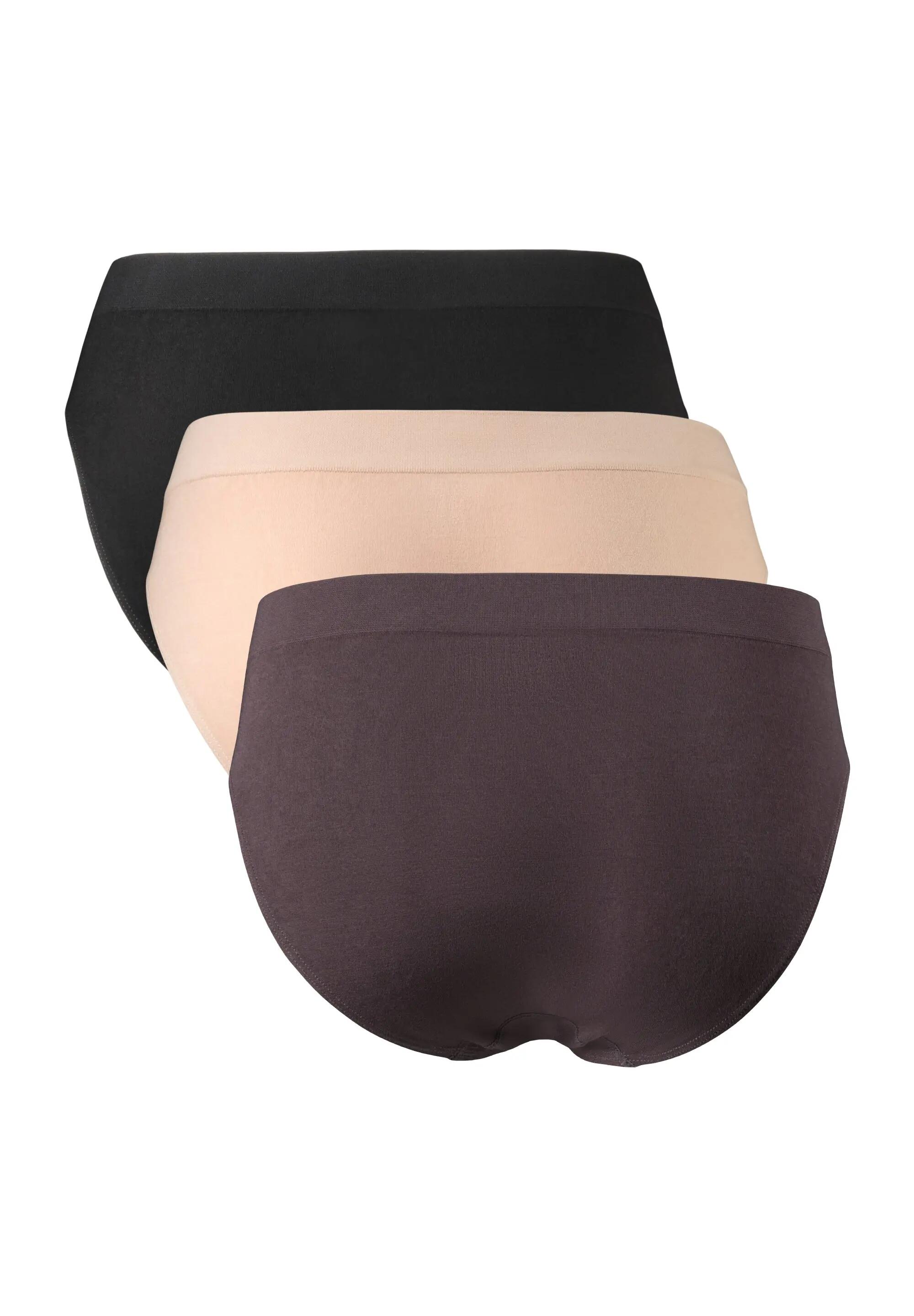Culottes Bikini Femme en Bambou, Douces et Sans Coutures, 3 Pièces 2/6