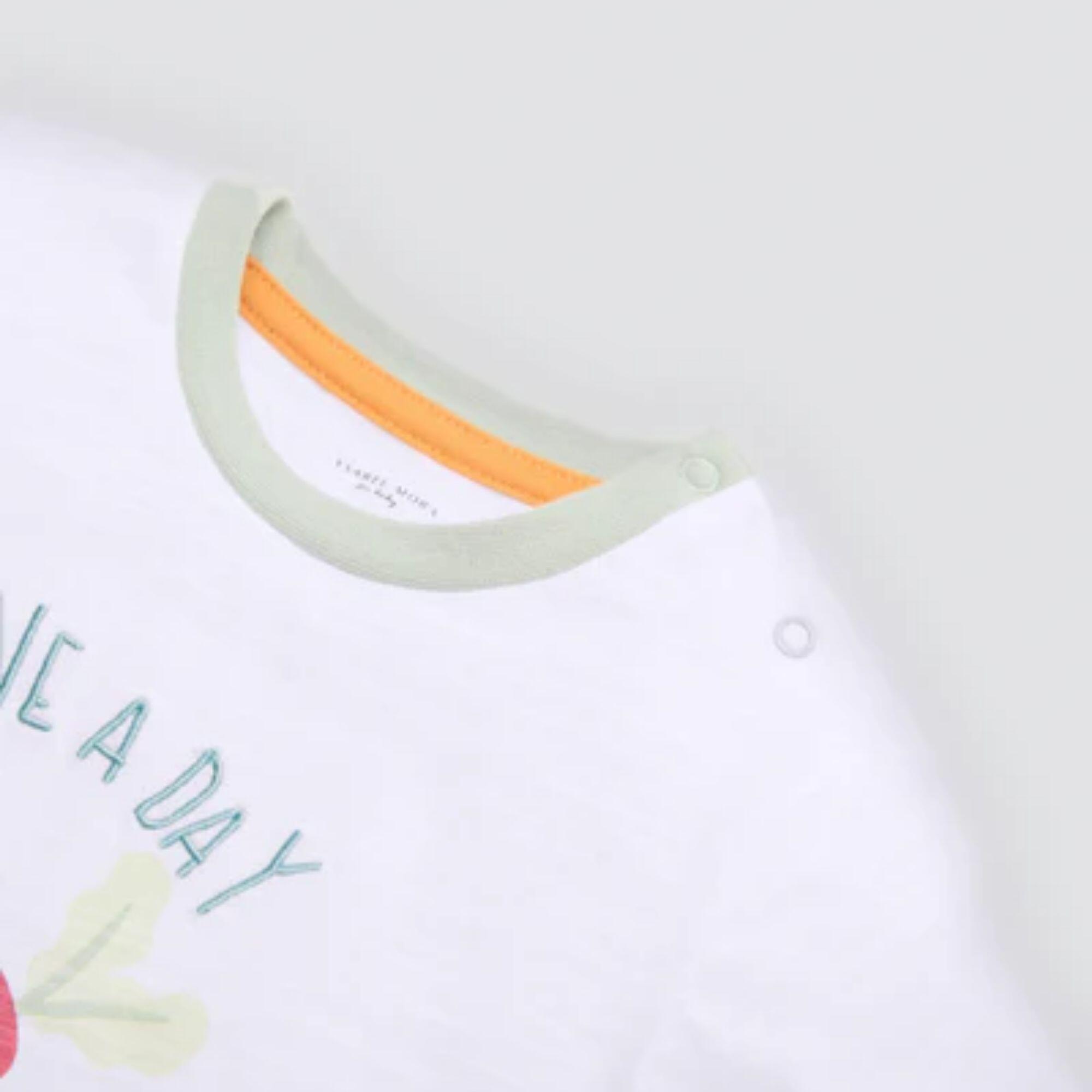 Conjunto bebé verano camiseta y pantalón corto 3/4