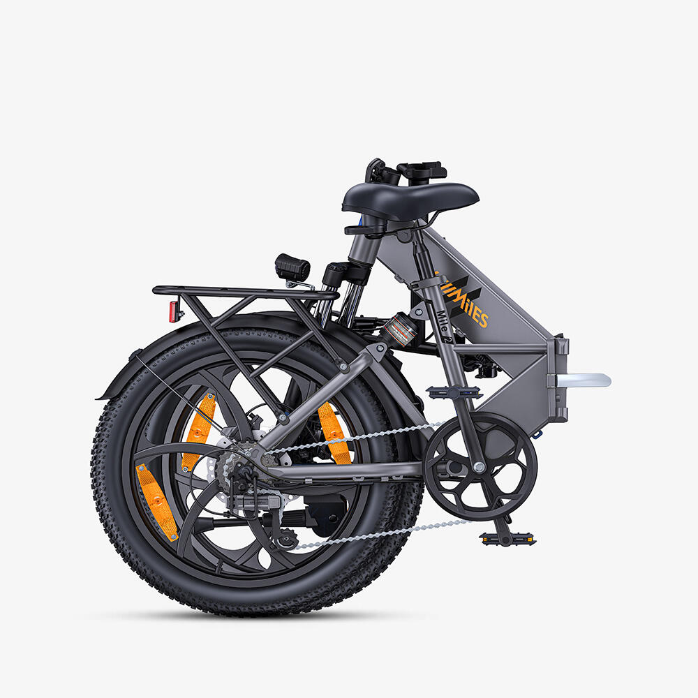Mile 2 Bicicletta elettrica pieghevole 36V 13Ah, pneumatici larghi 20×3,0 pollic 7/7