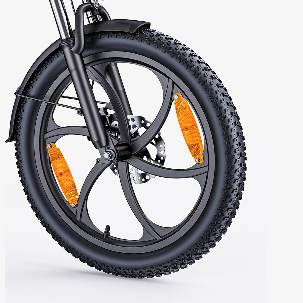 Mile 2 Bicicletta elettrica pieghevole 36V 13Ah, pneumatici larghi 20×3,0 pollic 6/7
