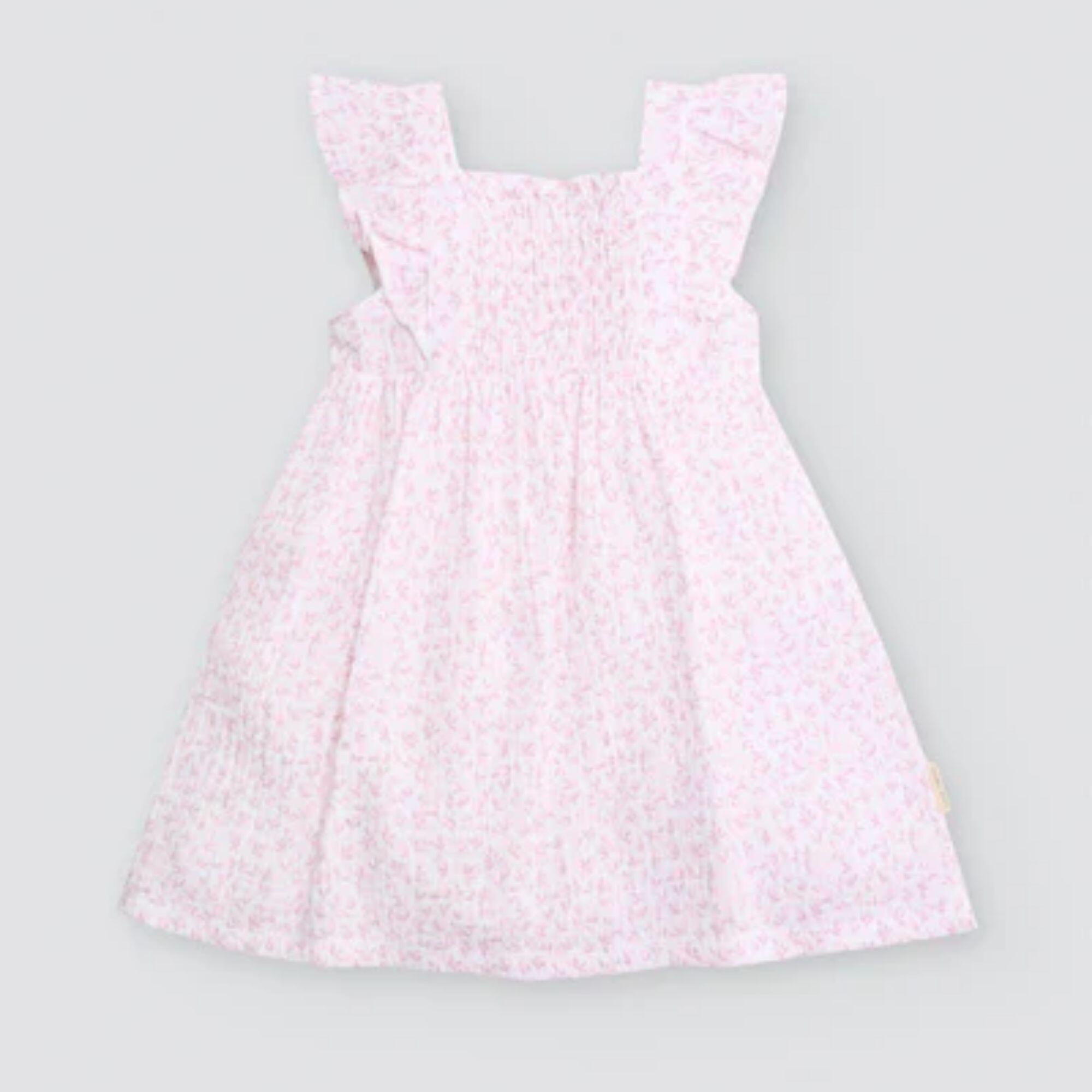 Vestido bebé sin mangas estampado floral 3/5