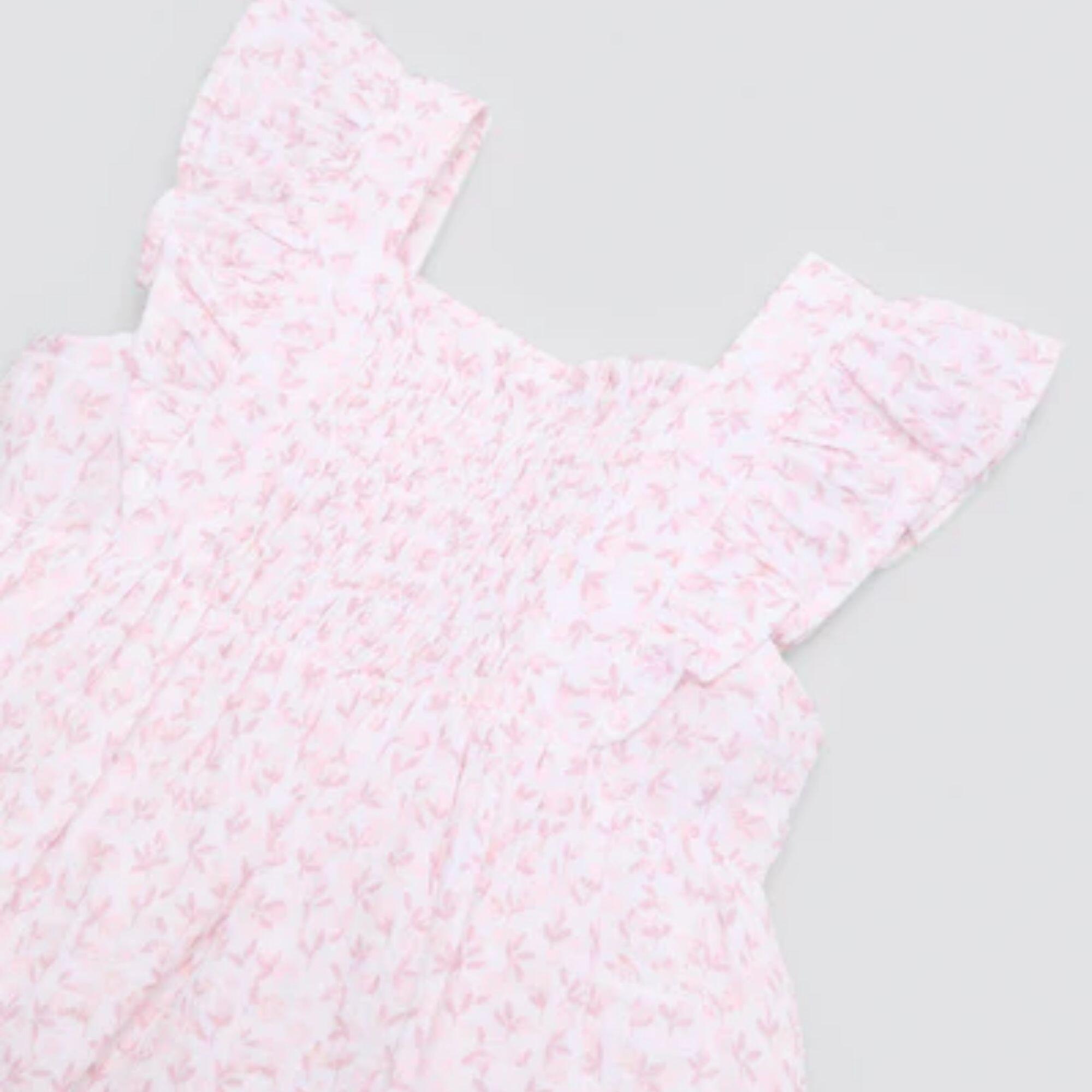 Vestido bebé sin mangas estampado floral 5/5