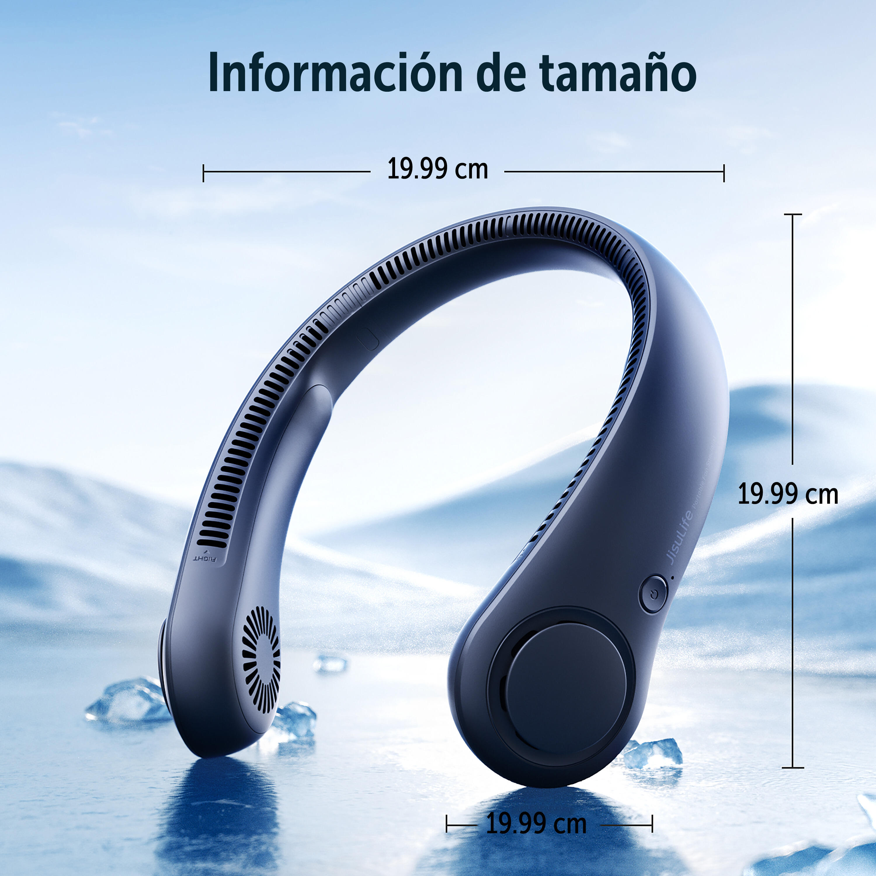 Jisulife ventilador de cuello Life 3 4000 mAh 3/7