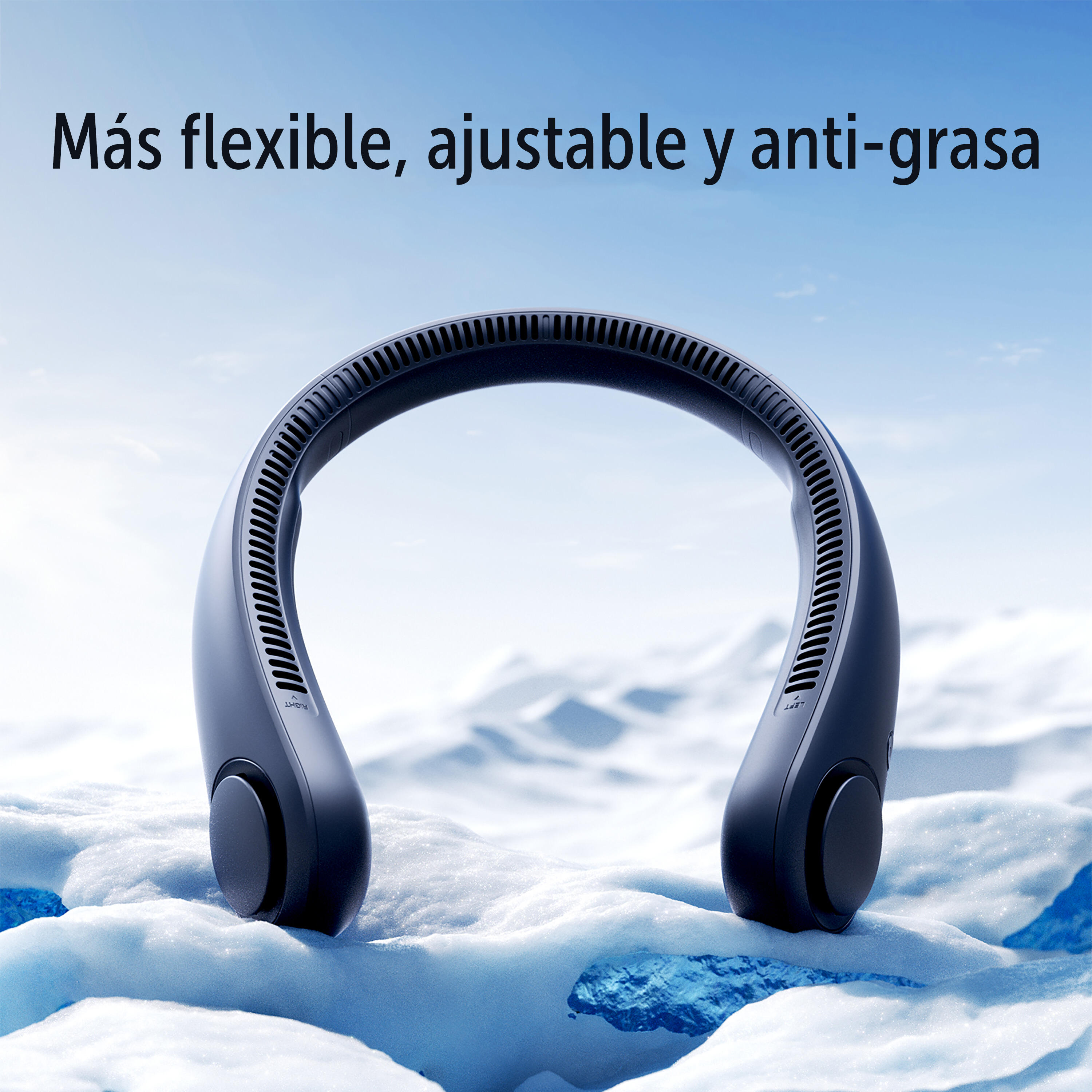 Jisulife ventilador de cuello Life 3 4000 mAh 6/7