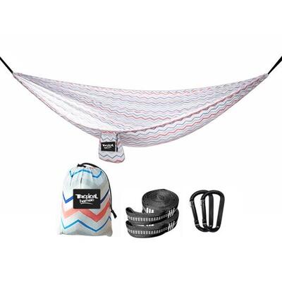 Tropical hamac - explorer l witte nylon hangmat