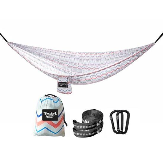 Tropical Hamac - Explorer L Witte Nylon Hangmat