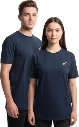 T-shirt manches courtes BV Sport "DBDB" Burger Bleu Unisexe