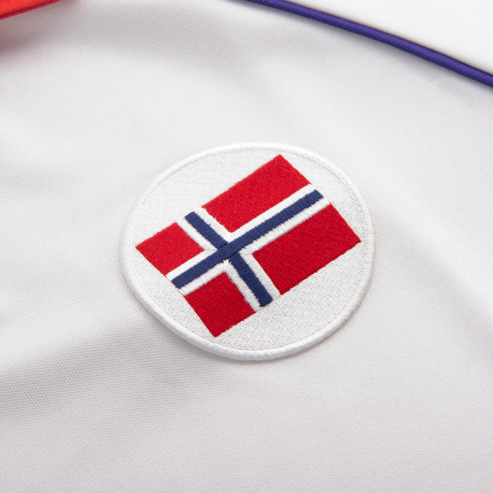 Noruega 1988 - Camiseta de fútbol retro visitante - Blanca – COPA Football 4/7