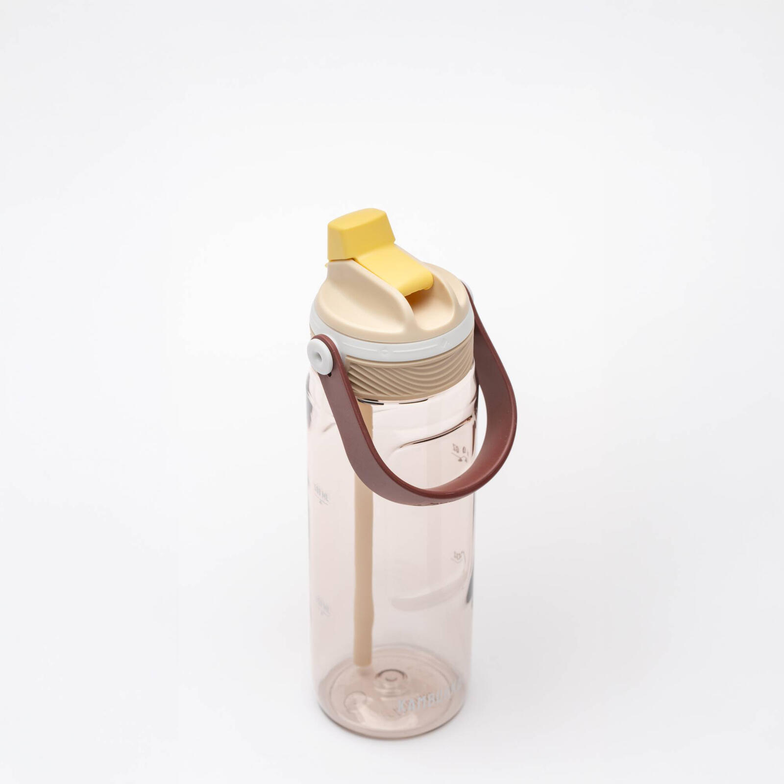 Butelka na wodę z tritanu bidon sportowy ze słomką Dupla 750ml - Desert Sand 2/7