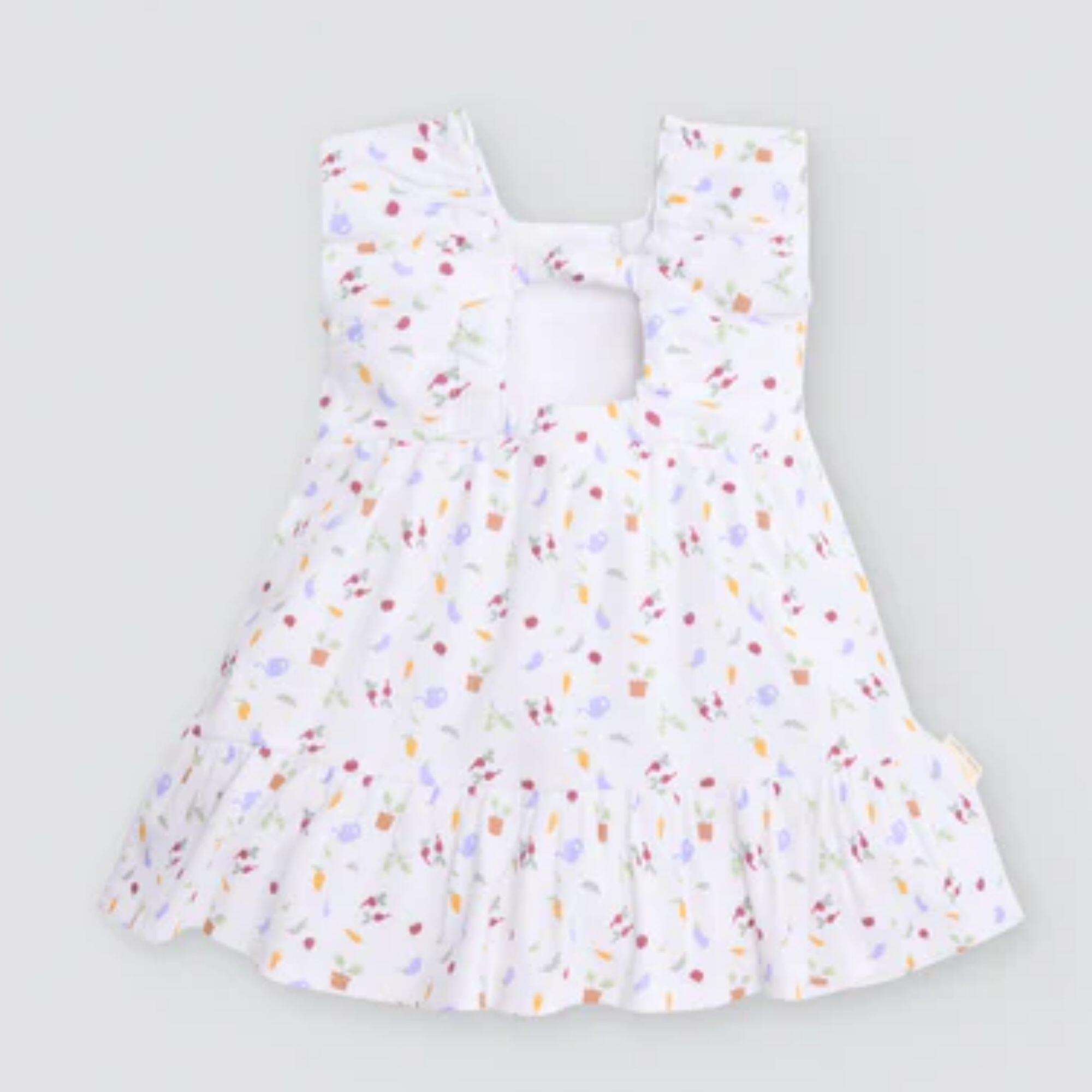 Robe bébé sans manches à imprimé légumes 4/4