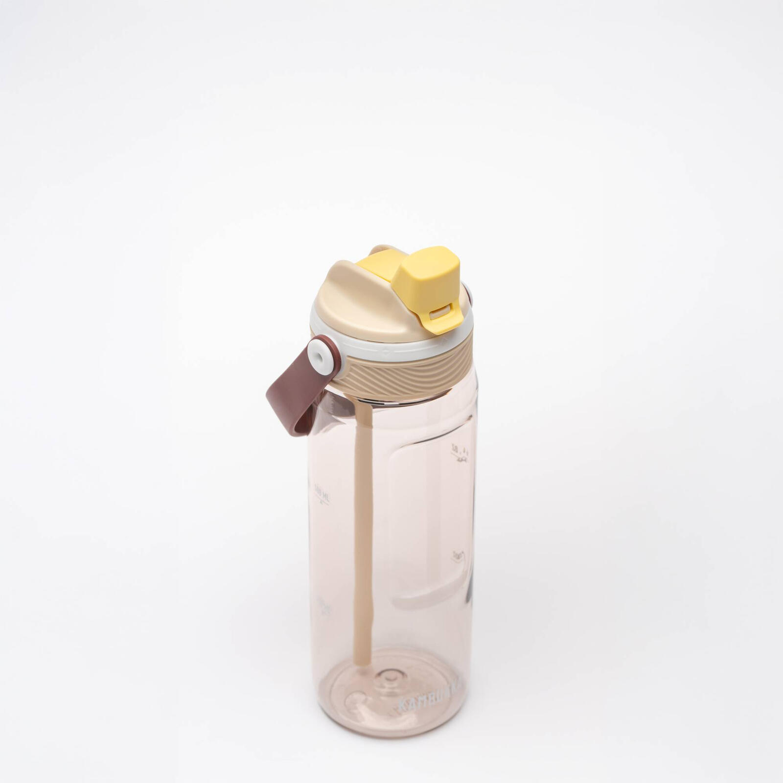 Butelka na wodę z tritanu bidon sportowy ze słomką Dupla 750ml - Desert Sand 4/7