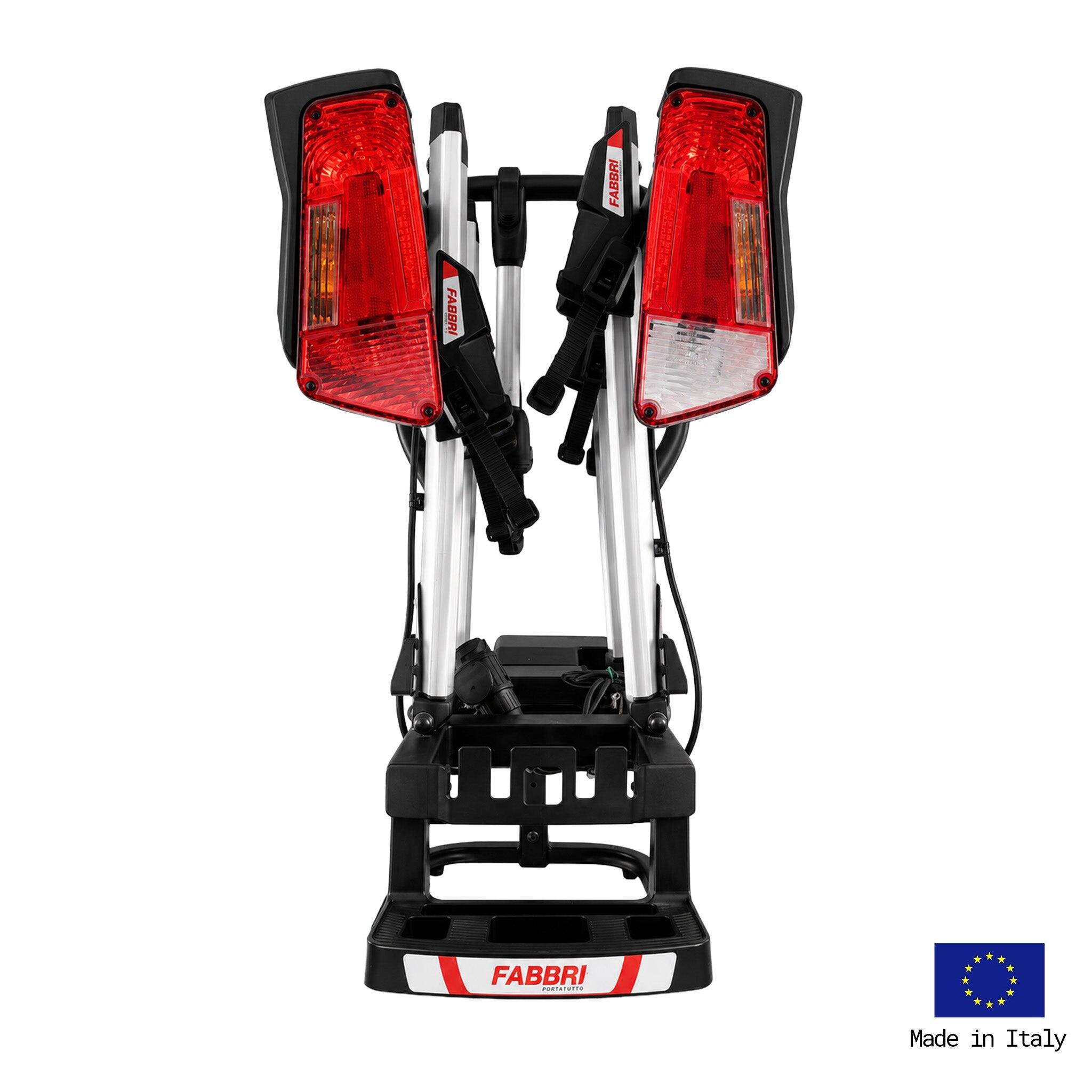 PORTE-VÉLOS 2 VÉLOS GITANO SPECIAL PLIABLE ET BASCULANT - FABBRI 2/7