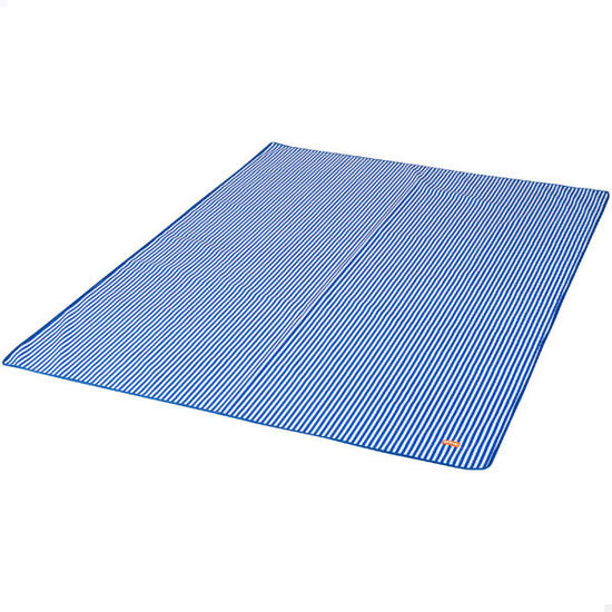 Aktive Tapis de plage pliable à rayures 200 x 150 cm