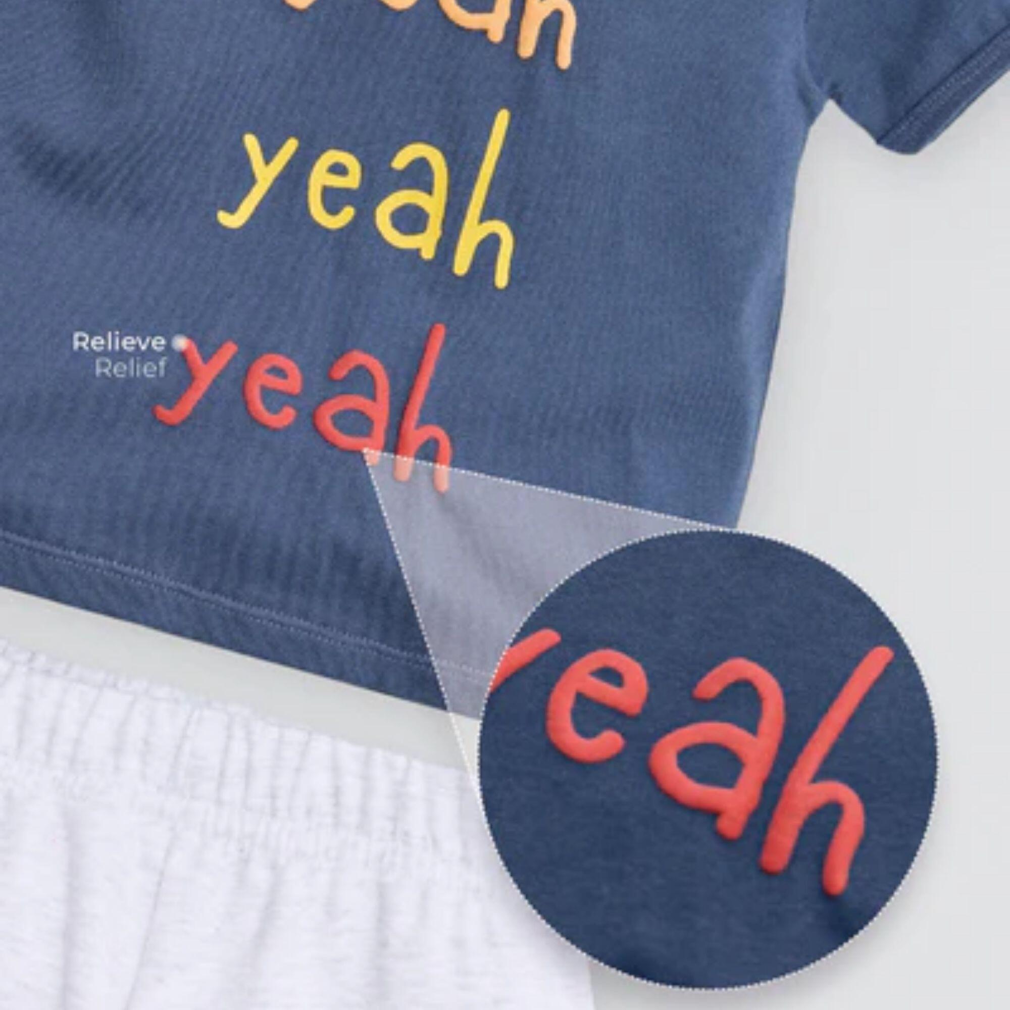 Conjunto de manga curta para bebê Sim 2/5
