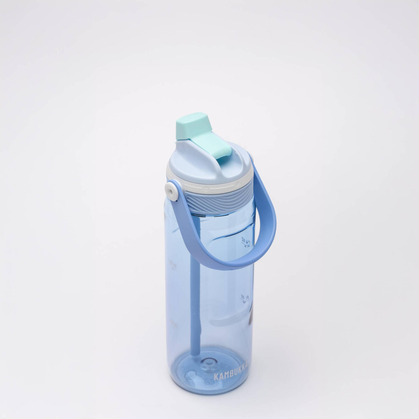 Butelka ze słomką na wodę z tritanu bidon sportowy Dupla 750ml - Sky Cloud 2/7