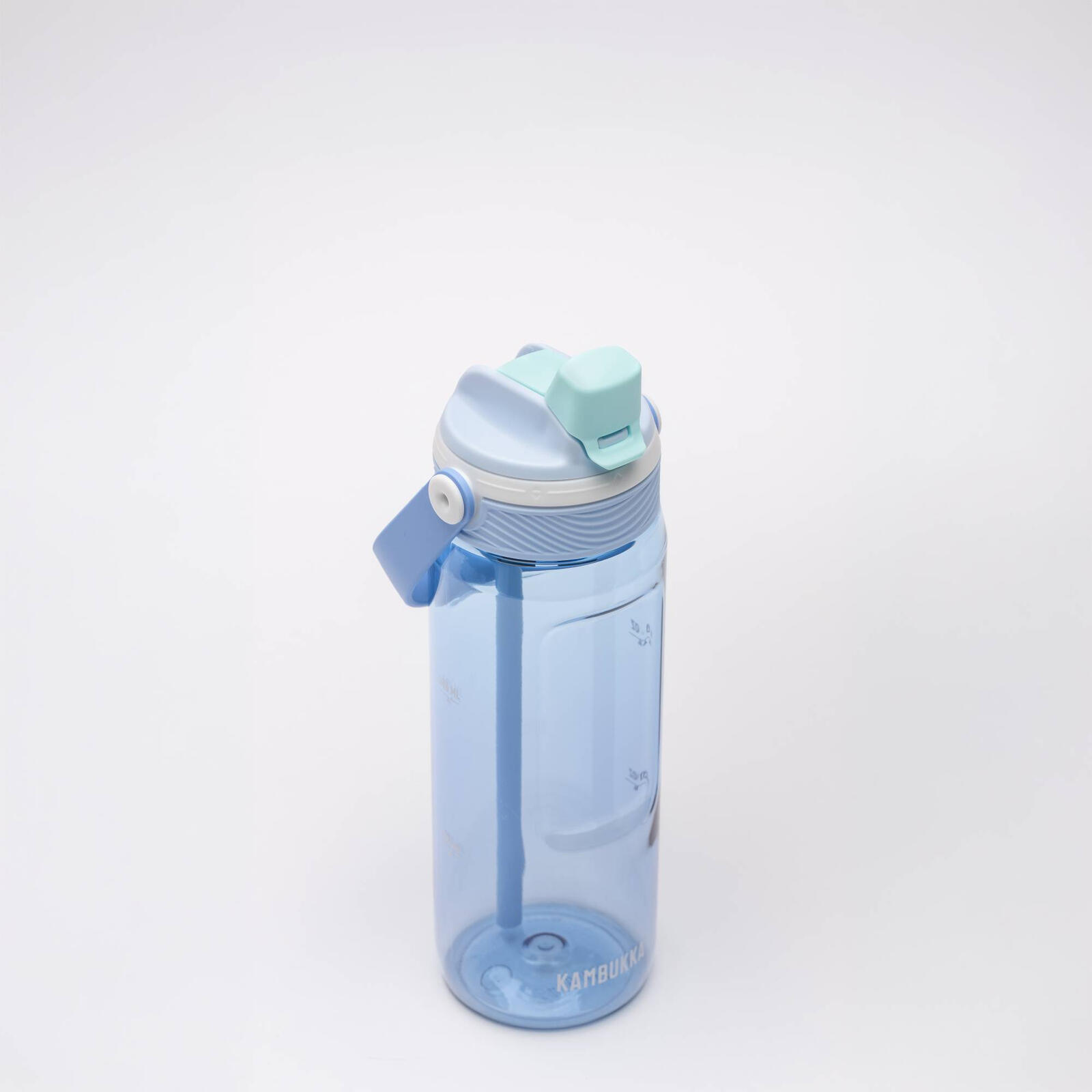 Butelka ze słomką na wodę z tritanu bidon sportowy Dupla 750ml - Sky Cloud 5/7
