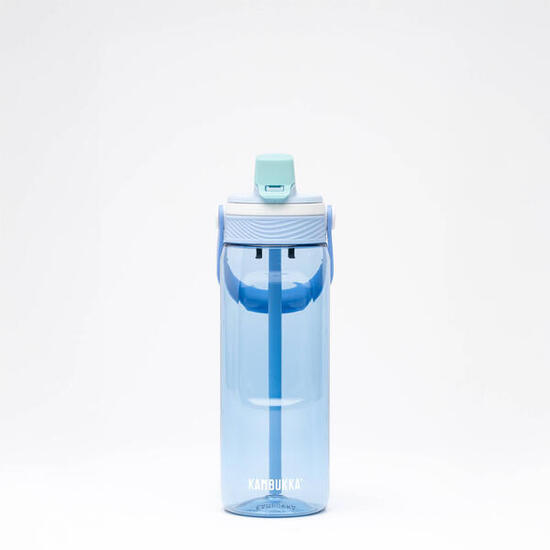 Butelka ze słomką na wodę z tritanu bidon sportowy Dupla 750ml - Sky Cloud
