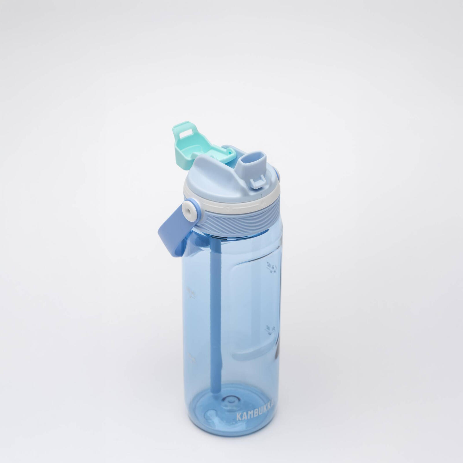 Butelka ze słomką na wodę z tritanu bidon sportowy Dupla 750ml - Sky Cloud 4/7