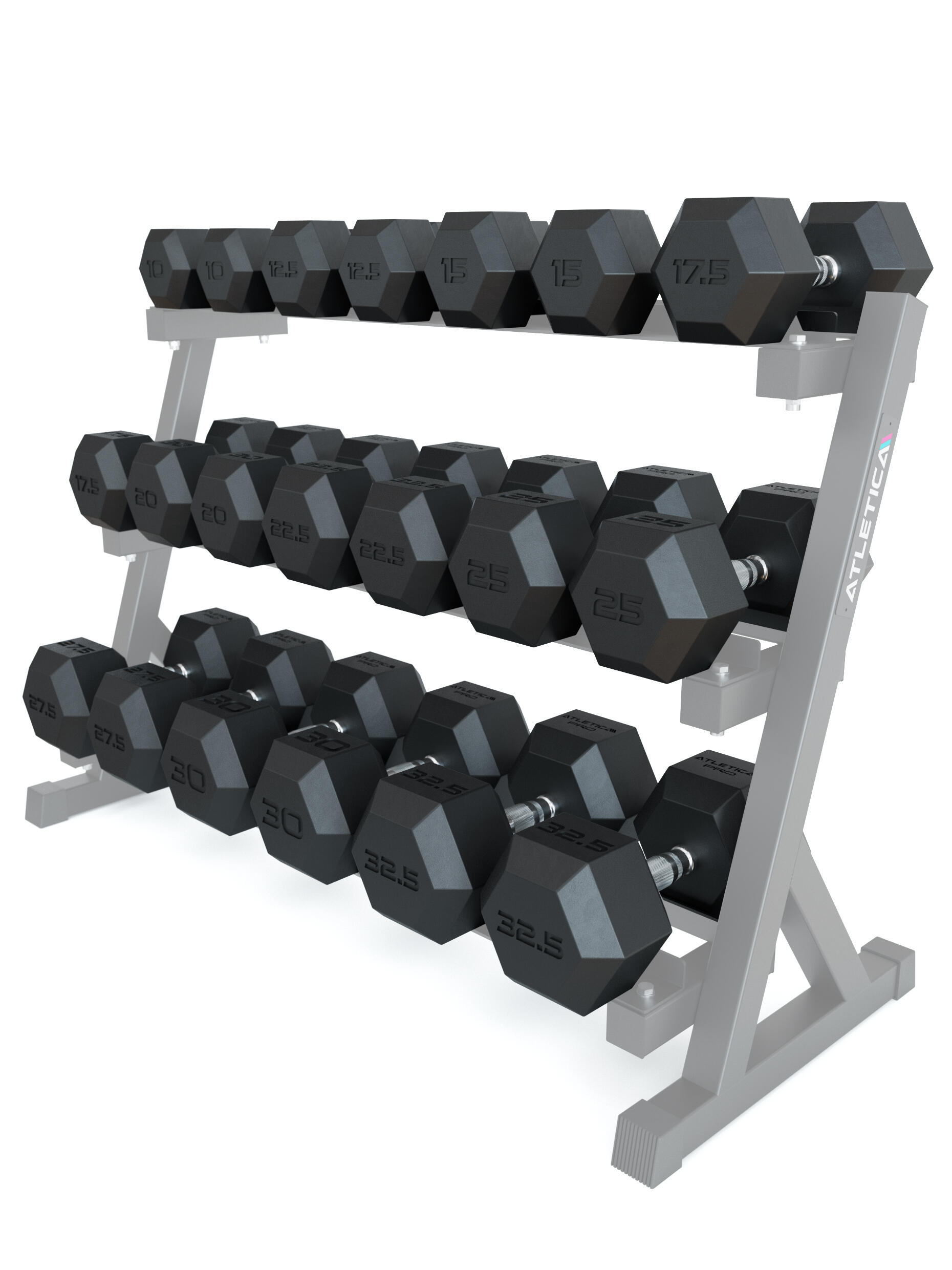 Hexagon Hanteln PRO | Set 10 - 32.5kg 4/4