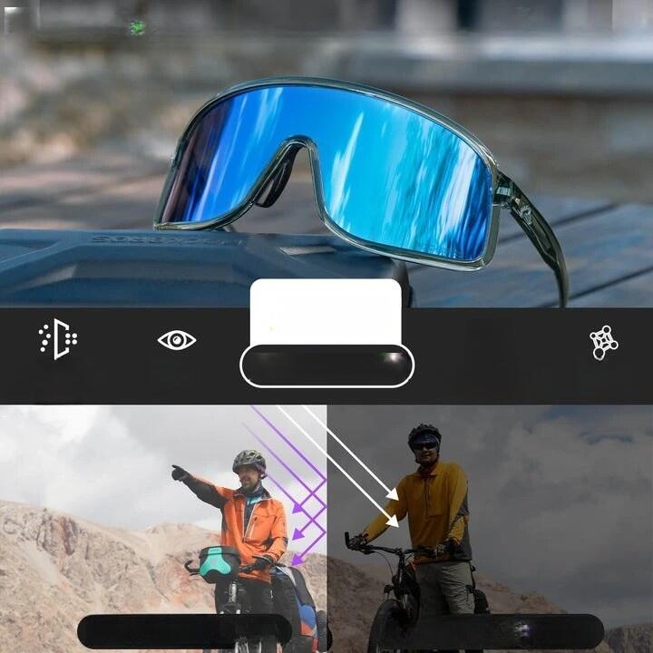Photochrome Sonnenbrille mit UV400-Schutz ROCKBROS 3/3