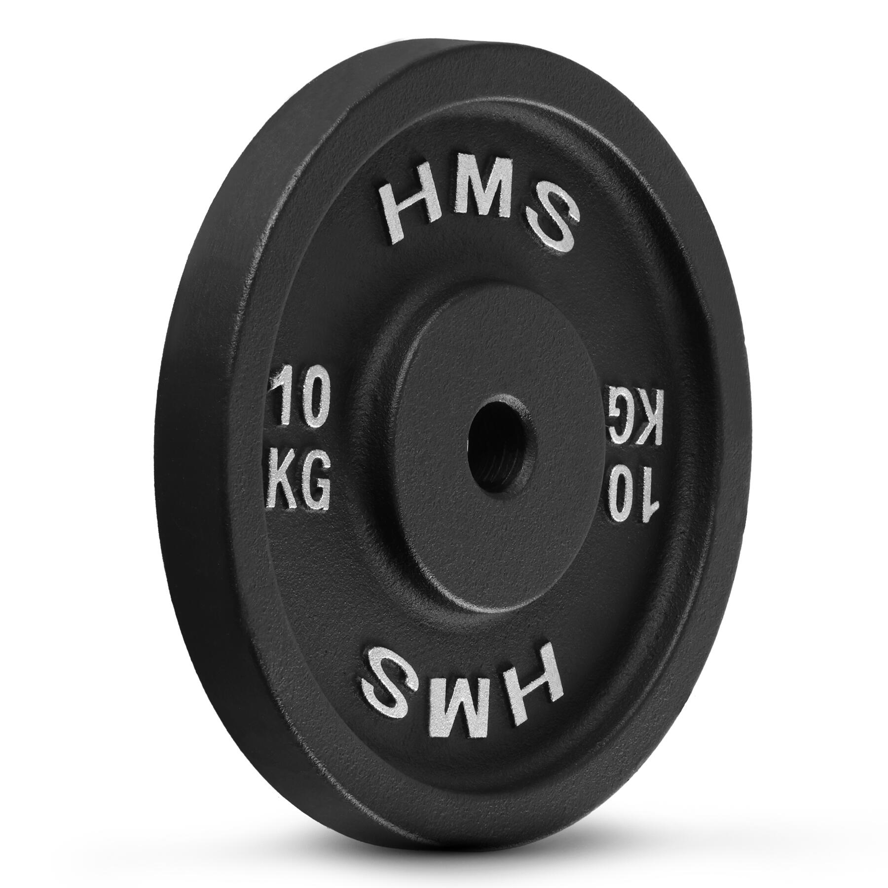 Disque en fonte pour musculation, diamètre 31 mm, HMS TCN 2/7
