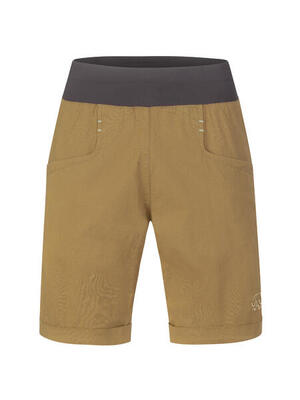 Dames lichtgewicht katoenen sportshort rafiki bruin