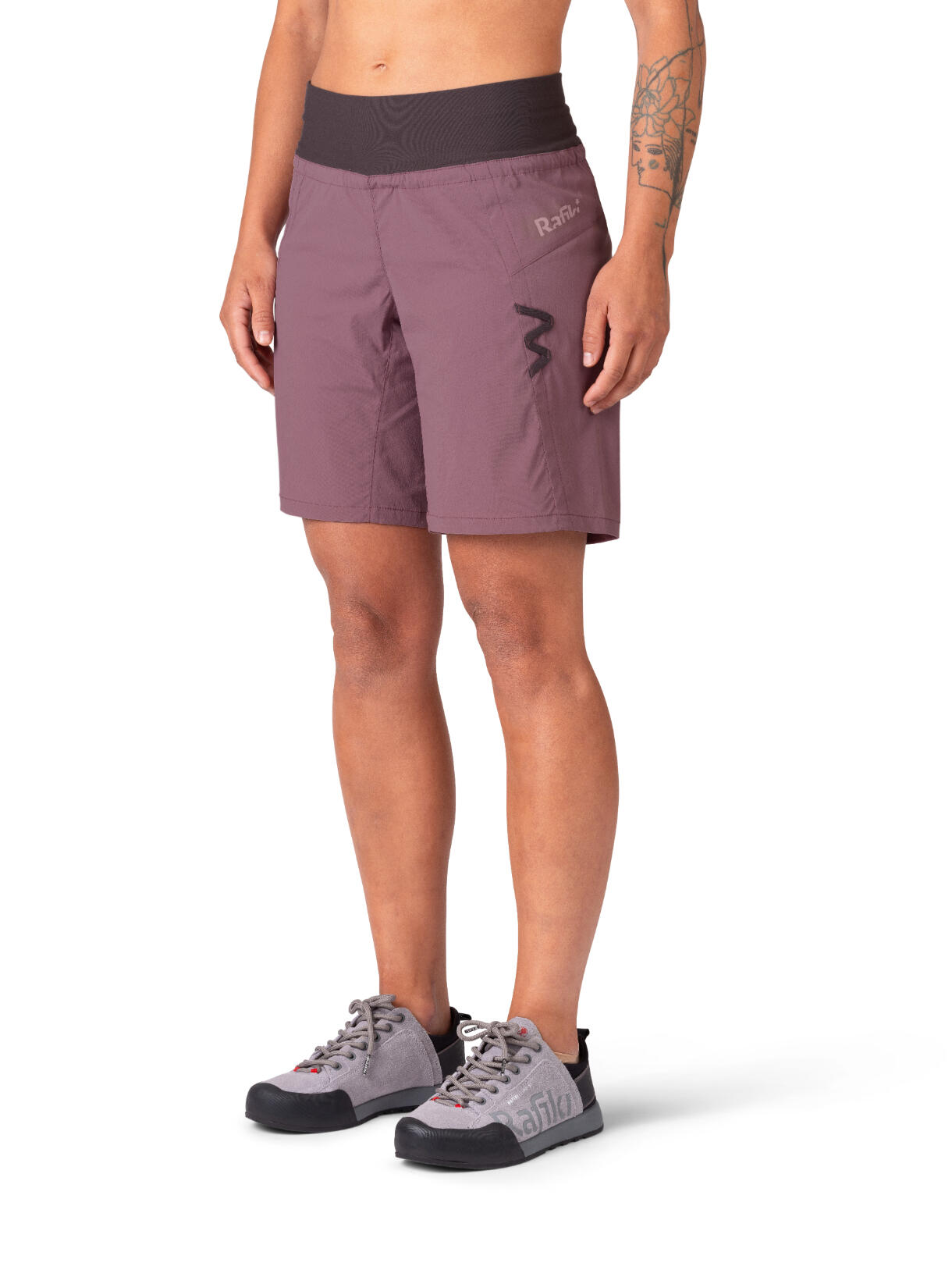 Calções polidesportivos superleves para mulher RAFIKI roxo 6/7
