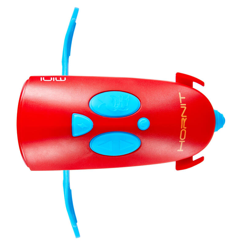 Campanello per bicicletta Mini Hornit Blu / Rosso
