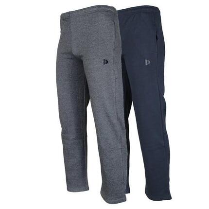 Lot de 2 pantalons de jogging Wess, coupe droite et taille élastique