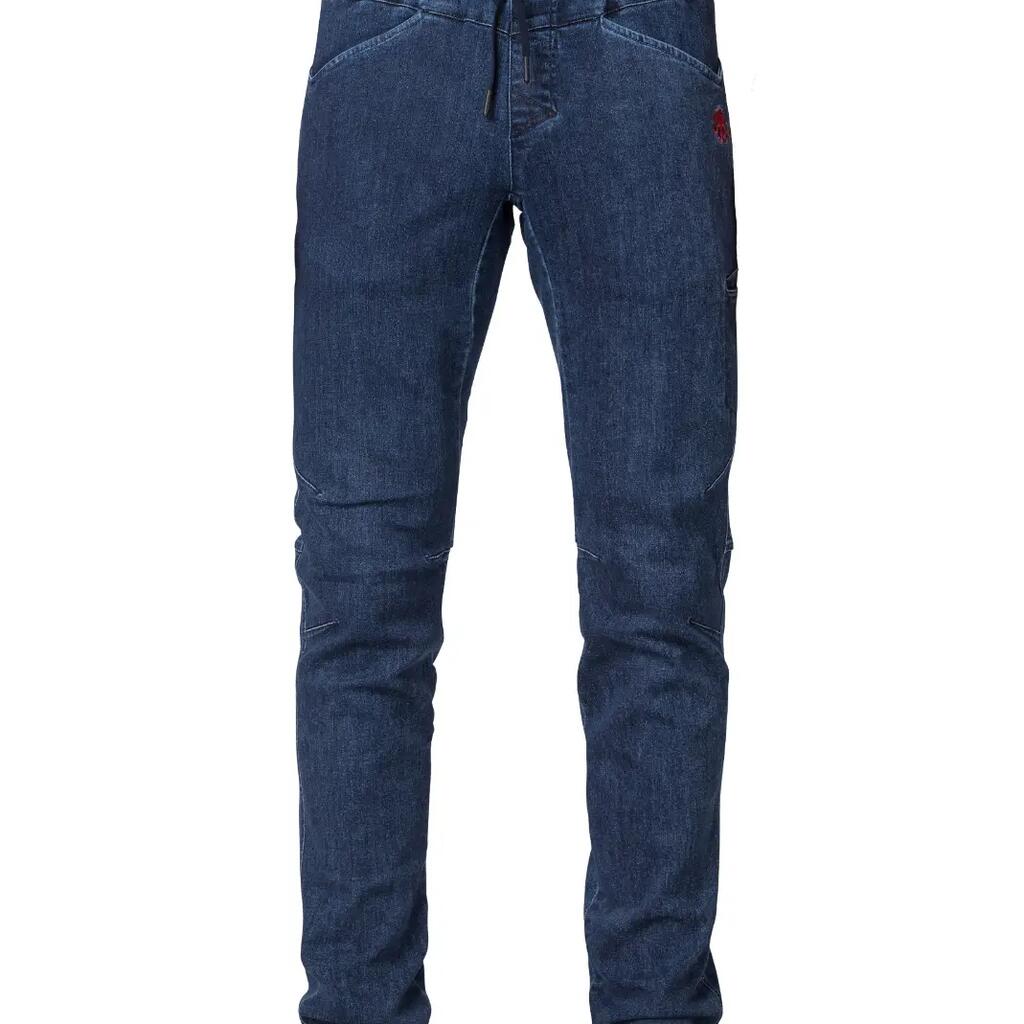Men's casual elastic-waist climbing jeans RAFIKI dark blue