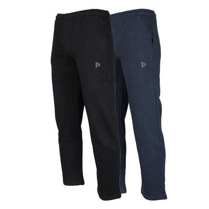 Lot de 2 pantalons de jogging Wess, coupe droite et taille élastique