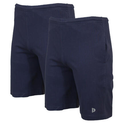 Lot de 2 shorts de jogging slim pour homme, 100 % coton