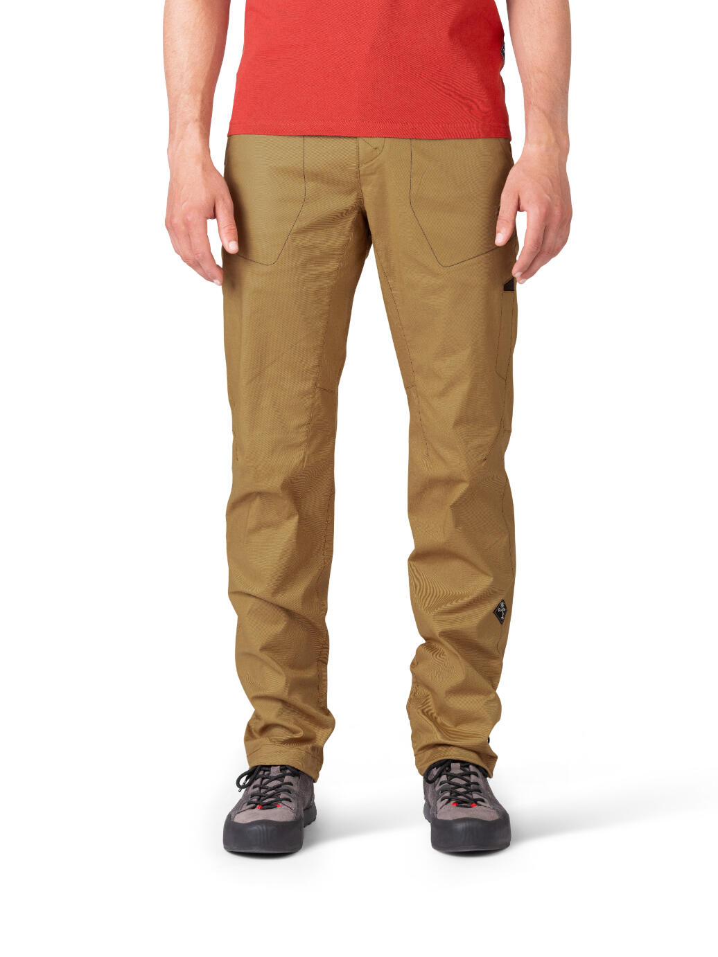 Herren-Baumwoll-Kletterhose RAFIKI mit bewährtem Schnitt braun 5/7