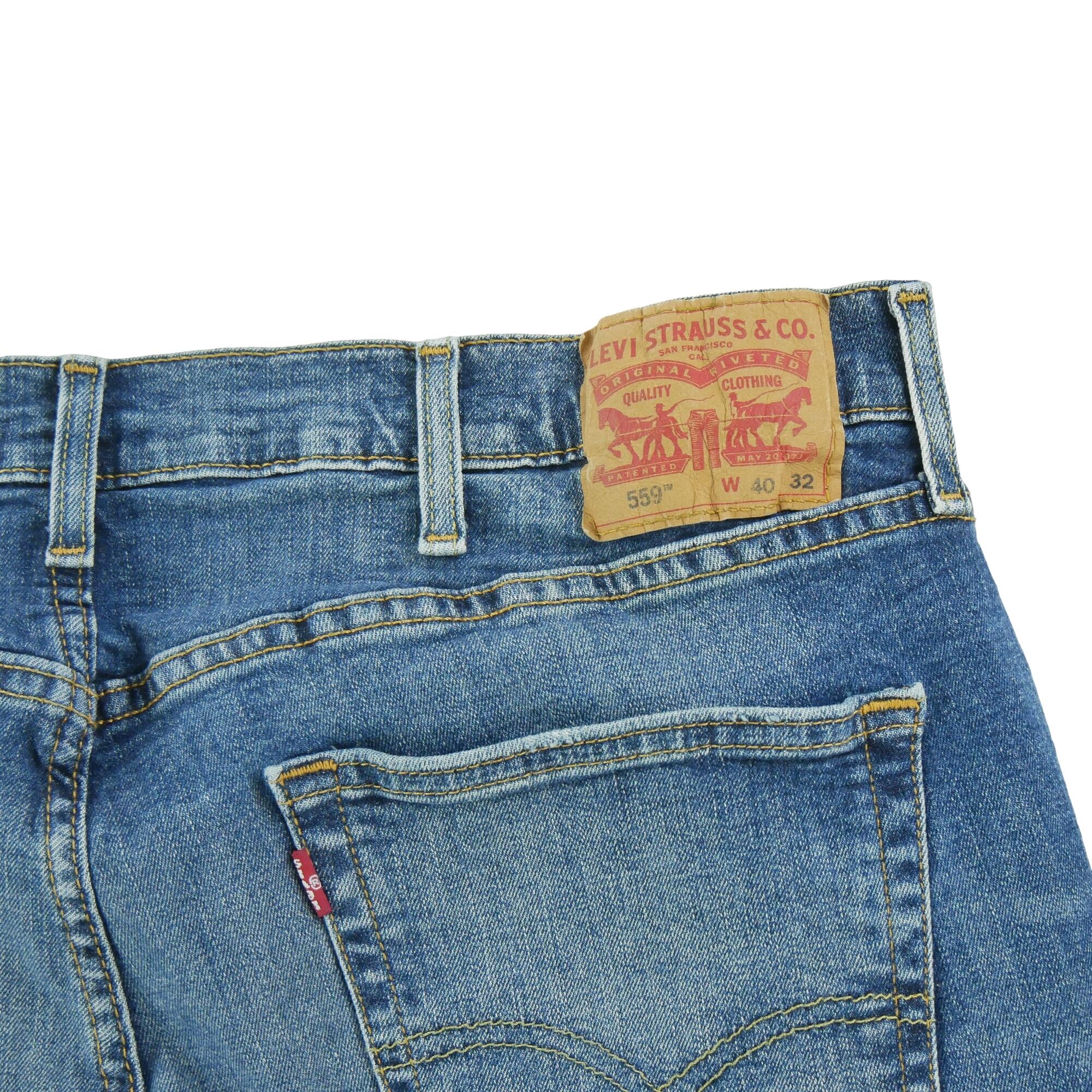 Seconde vie - Jean Homme Levis 559 Relaxed Fit Bleu - Excellent 5/7